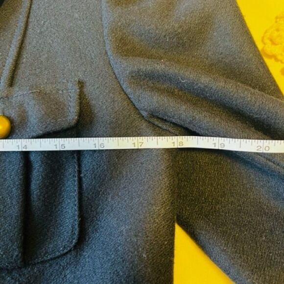 LOFT | Navy Blue Wool Blend Military Jacket size 8 - Picture 5 of 10